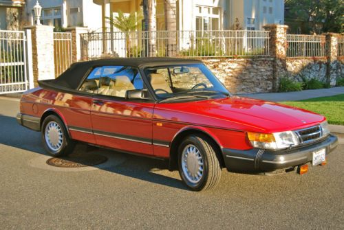 1993 Saab 900 Convertible, original excellent paint, CA car, great driving car, US $8,900.00, image 8