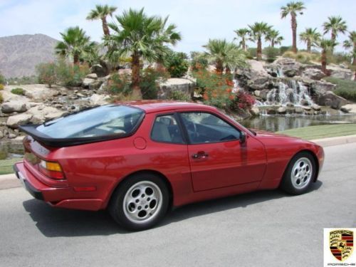 1987 porsche 944 turbo coupe 2-door 2.5l collector quality rare malven red