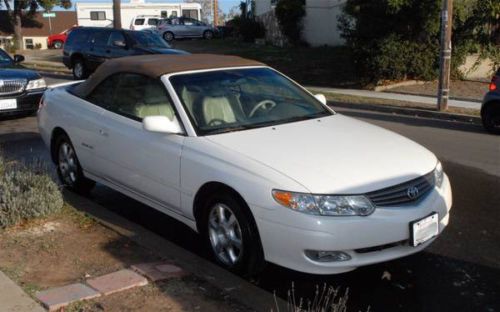 2002 toyota solara sle convertible 2-door 3.0l 79,800 miles only