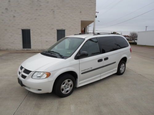 2003 dodge grand caravan rampvan sims-wheelchair lift-low mileage