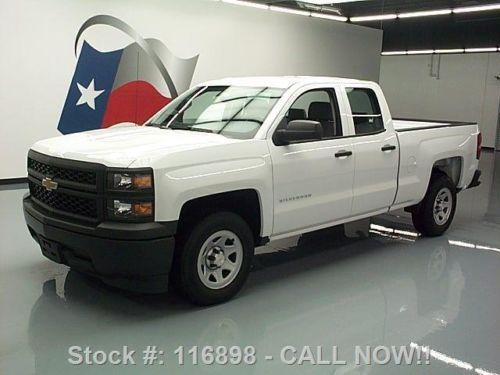 2014 chevy silverado work truck double cab 5.3 v8 1k mi texas direct auto