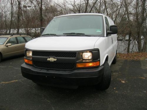 2008 chevrolet express g1500 1ownr 115k cargo van v6 4.3l auto ac am/fm rwd nice