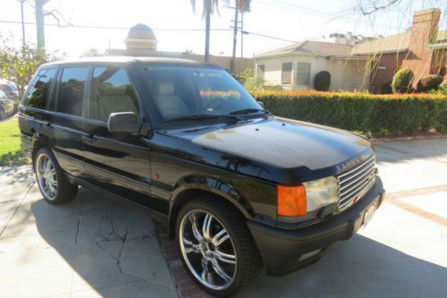 Hotttt no reserve 4.6hse 22&#034;rims 1997 range rover black  fully loaded