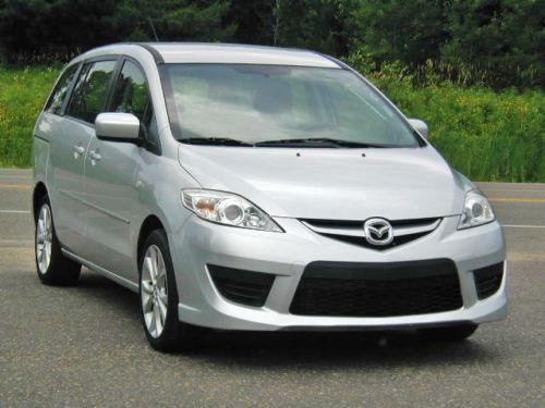 2009 mazda mazda5 sport minivan silver automatic 47.6k miles original owner