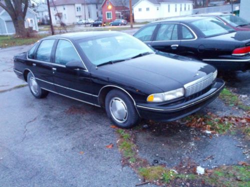 1995 lt1 chevy caprice 9c1 **no reserve** 89k miles!! factory black!!