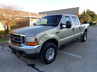 2001 ford f250 xlt crew cab short-7.3 liter powerstroke diesel-4x4-no reserve