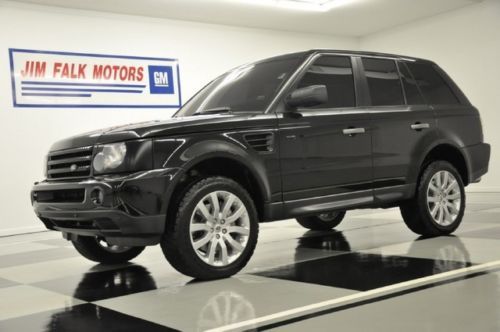 2008 4wd navigation htd leather land rover range sport 4x4 black for sale 09 10