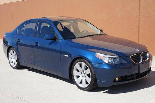 06 bmw 530i sport &amp; premium &amp; cold weather pckg navi roof 6-spd manual