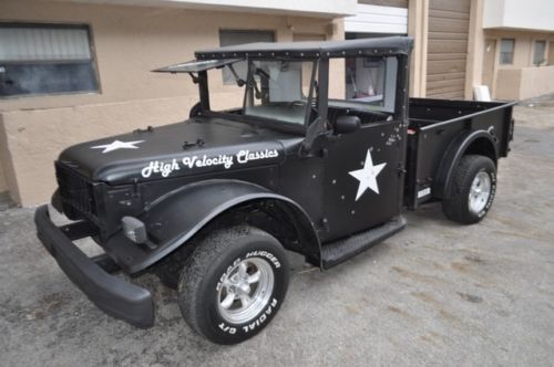 1963 dodge m37 military weapons carrier rear engine pickup very unique