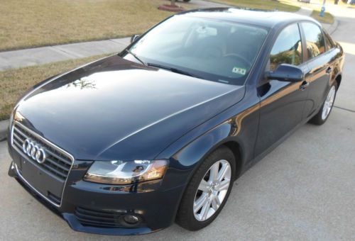 2010 audi a4 2.0t fully loaded premium sedan, auto, sunroof, 38k