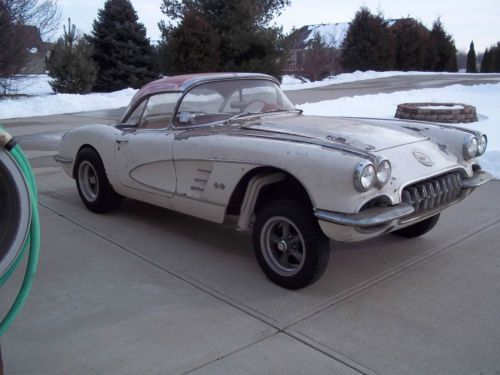 1958 corvette-gasser-hotrod-rat rod-straight axle-patina-nostalgia
