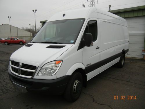 2008 dodge sprinter 3500 dually van 170&#034; wb high roof low miles no rust clean