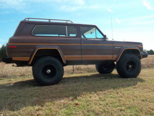 1983 jeep cherokee chief sport utility 2-door 5.9l fsj widerack - no reserve