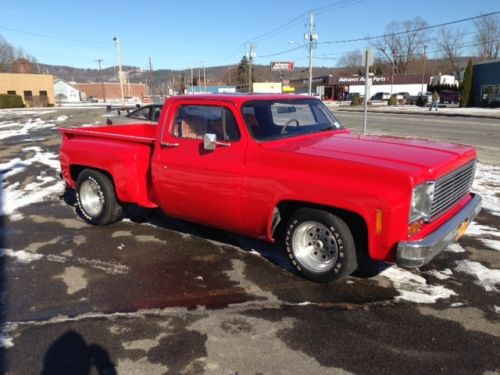 1977 chevy c-10 copped top pick up short bed stepside 2wd c10 chop top