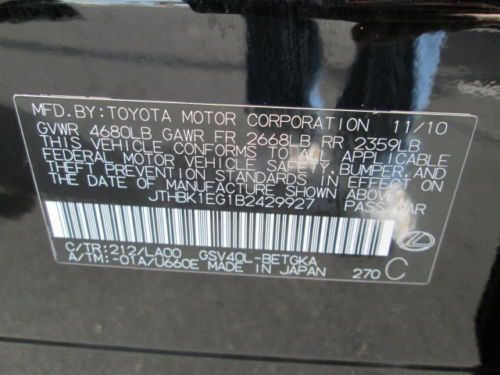 11 BLACK 3.5L V6 LEATHER SUNROOF NAVIGATION MILES:26K SEDAN CERTIFIED, image 31