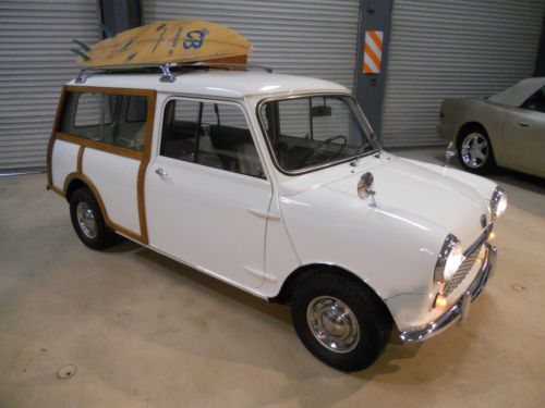 1961 mini austin countryman, rare lefthand drive, amazing ground up restoration