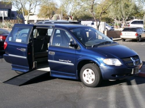 2002 dodge grand caravan se wheelchair handicap one owner low miles