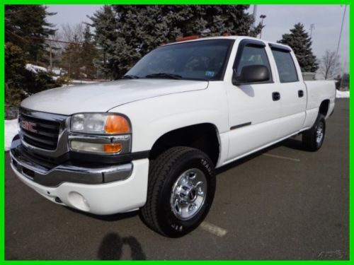 2006 gmc sierra crew cab pickup truck clean carfax 4x4 6.0 v-8 auto no reserve