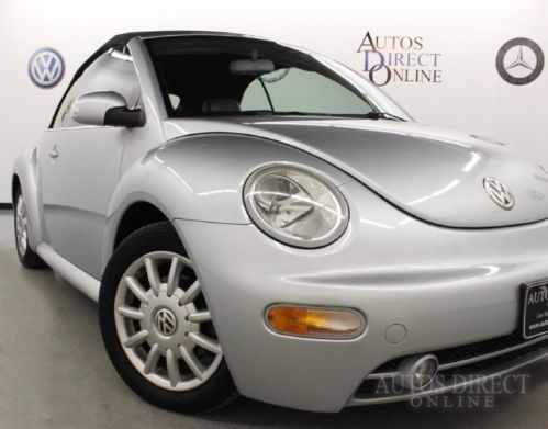 We finance 04 beetle convertible gls auto clean carfax heated seats cd audio