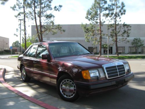 1990 mercedes-benz 300e 128k! 1 owner! california car! genuine leather interior!
