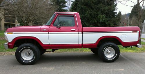 1978 ford f150 ranger shortbed 4x4 a/c truck