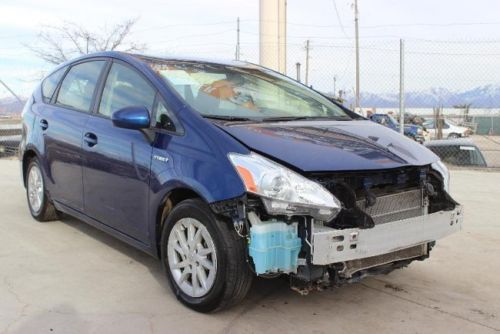 2012 toyota prius prius v damaged rebuilder nice color priced to sell wont last!