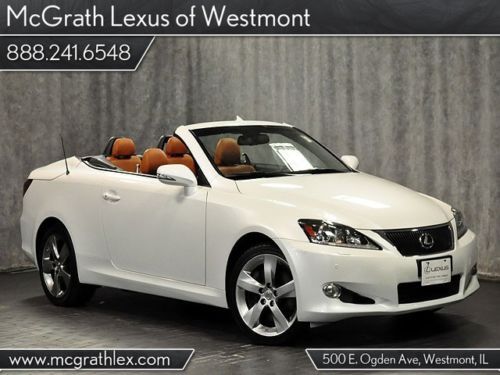 2011 is350c navigation convertible lexus certified