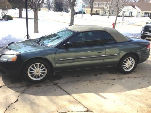 2002 chrysler sebring lxi convertible 2-door 2.7l nice looking parade vehicle