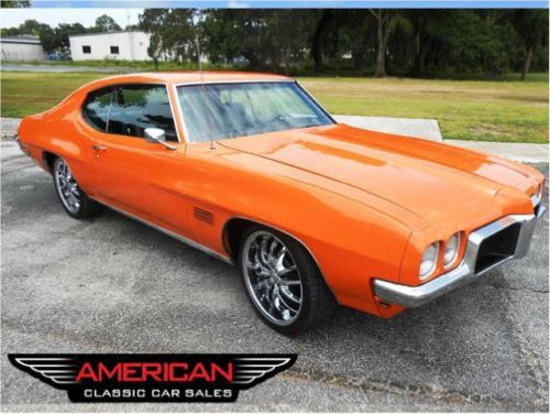 No reserve 1970 pontiac lemans sport carousel red orange 350 v8 auto ps pb