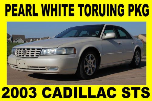 2003 cadillac sts touring, pearl white,heated seats,sunroof,clean title