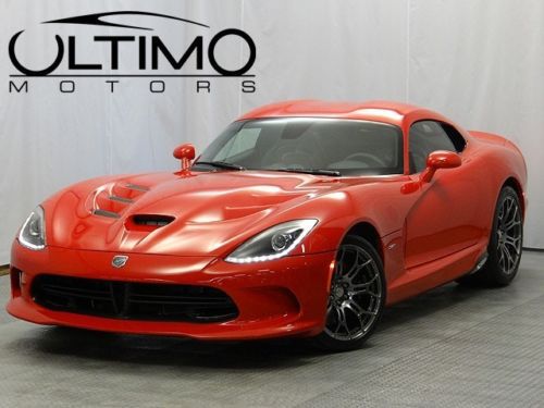 2013 dodge viper coupe only 2 miles!! track pkg sabelt leather bucket $108k msrp