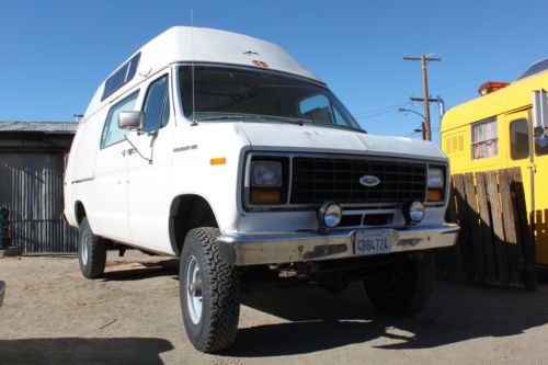 1987   4 wheel drive ford van, ..