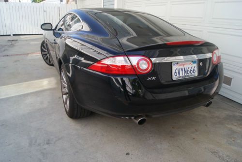 2008 black jaguar xk base coupe 2-door salvaged title