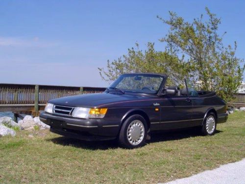 1989 rare florida saab 41klow 41k miles no rust cv convertible 900 turbo 16valve