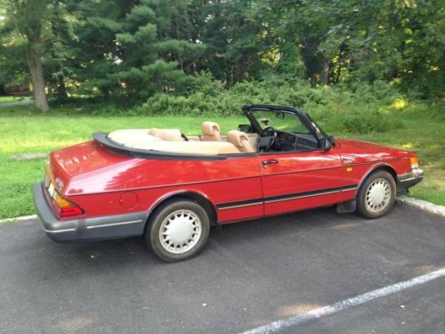 1990 saab 900 turbo convertible 2-door 2.0l