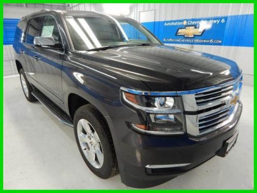2015 ltz new tungsten on black chevy suv gps sunroof blu dvd loaded we finance
