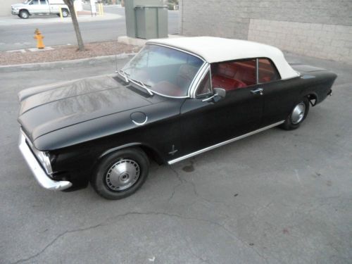 1963 corvair convertable, orginal unrestored survior. rust free!!!!