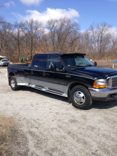 1999 ford f-350 super duty lariat crew cab pickup 4-door 7.3l