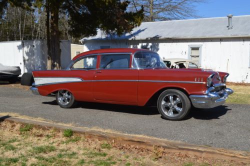1957 CHEVY BELAIR POST SBC AUTO VERY NICE DRIVER 57 TRI FIVE TURN KEY AND GO, image 4