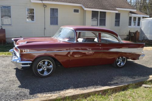 1957 CHEVY BELAIR POST SBC AUTO VERY NICE DRIVER 57 TRI FIVE TURN KEY AND GO, image 6