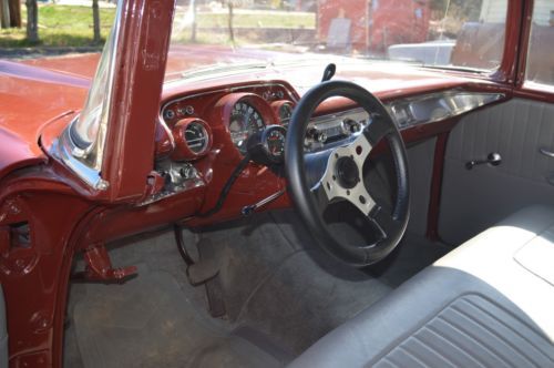 1957 CHEVY BELAIR POST SBC AUTO VERY NICE DRIVER 57 TRI FIVE TURN KEY AND GO, image 14