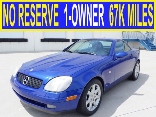 No reserve 1-owner 67k convertible slk55 amg slk320 bmw 325i 328i z3 m3 99 00 01