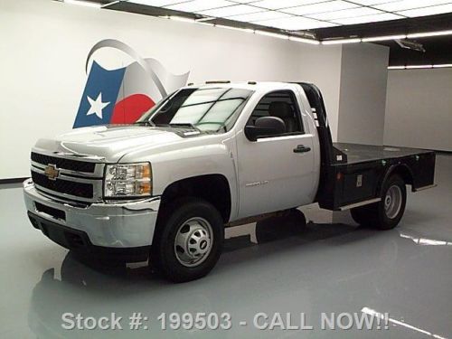 2013 chevy silverado reg 4x4 diesel drw flat bed 11k mi texas direct auto