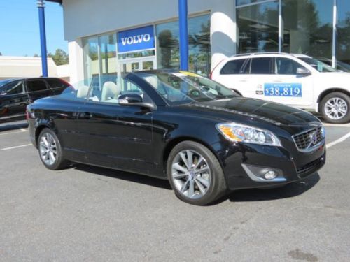 Factory certified! 2013 volvo c70 convertible power hardtop/premium wheels