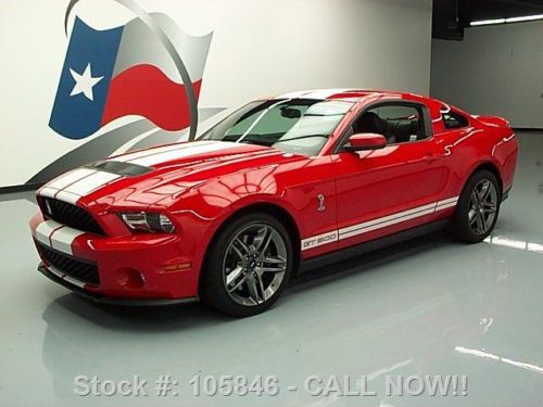 2010 ford mustang shelby gt500 svt cobra leather 15k mi texas direct auto