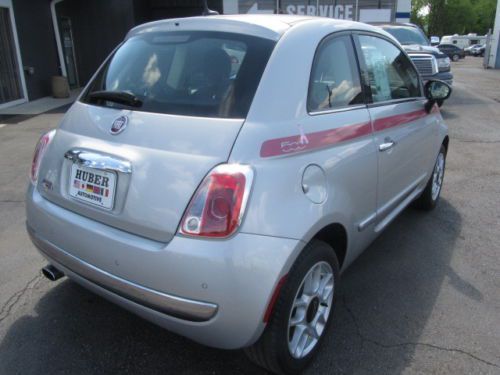 2012 Fiat 500 Lounge Pink Edition, image 2