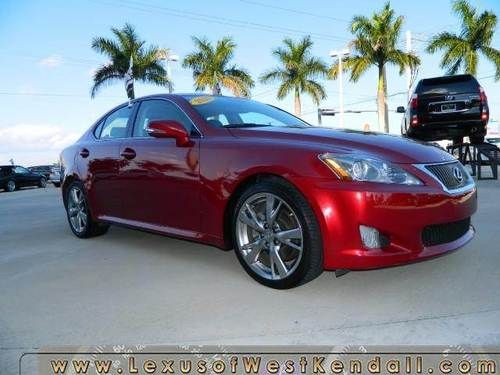 2010 lexus is is 250 sport sedan 4d