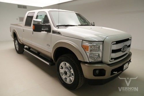 2012 srw king ranch crew 4x4 leather heated 20s aluminum trailer tow package