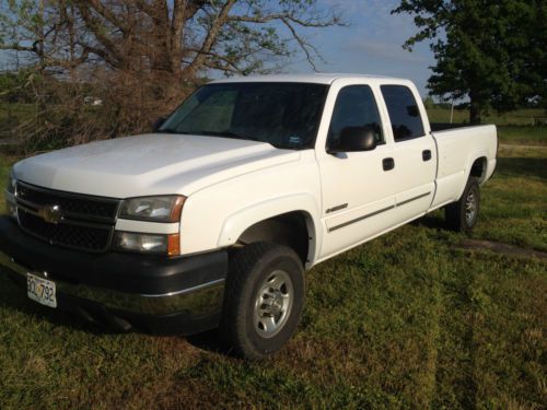 2006 chevrolet 2500 hd, silverado lt, crew cab, 8ft bed, 2wd, srw, 6.0 l , lb