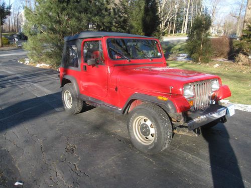 1992 jeep wrangler base sport utility 2-door 4.0l